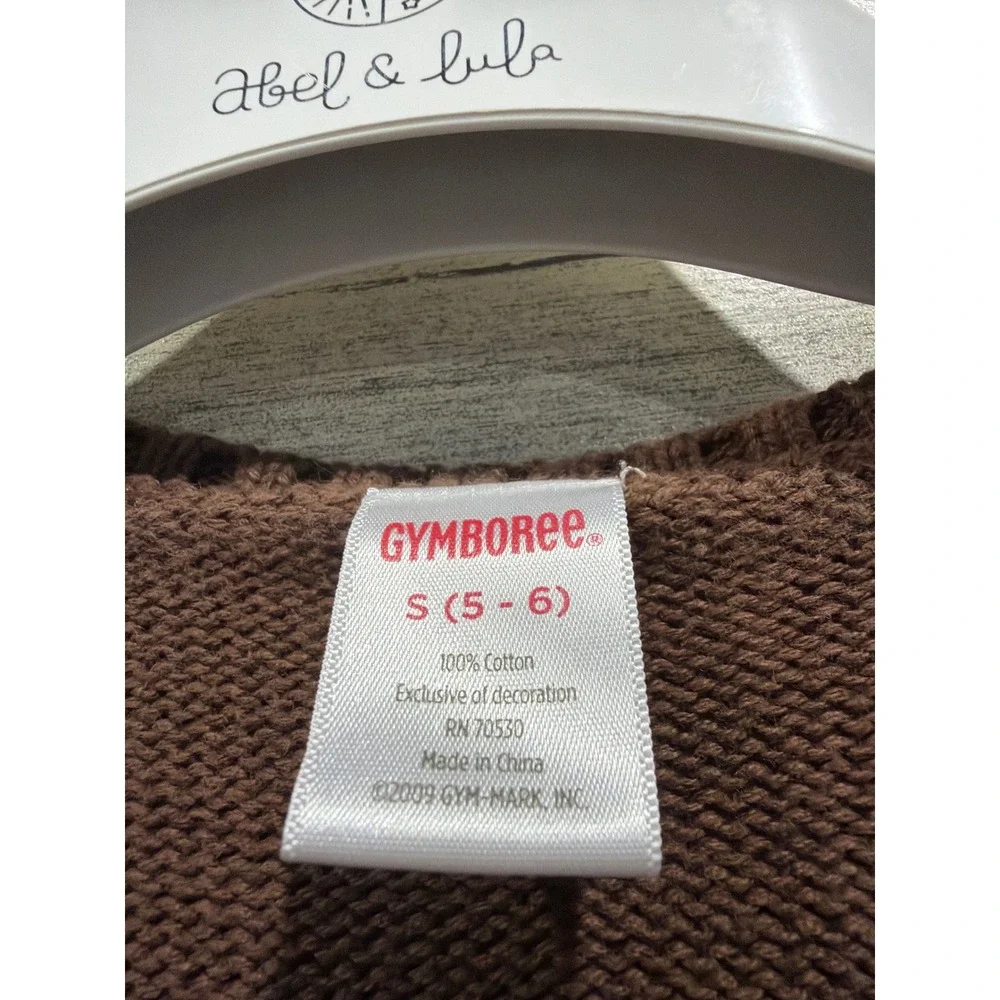 Gymboree Sweater Shirt Bundle Girls 5-6 5T Brown Cat Polka Dot y2k 2009 2010